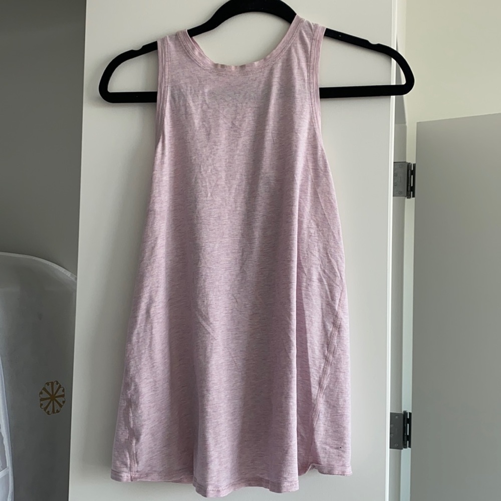 lululemon All Tied Up Tank Top Pink, Size 8
